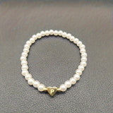 Pulsera Elegante de Corazón con Inicial