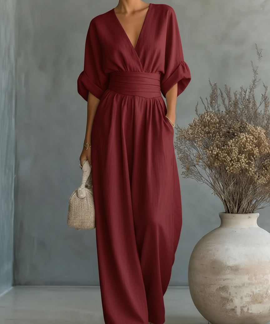 Maja – V-pääntiejumpsuit