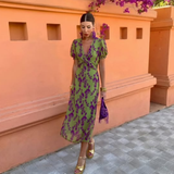 Andreia - Vestido Floral Elegante