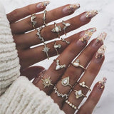 Conjunto de Anillos Elegantes