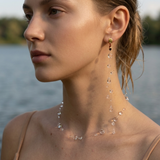 Conjunto de Collar Gota de Agua