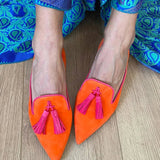 Portia | Boho-loaferit hapsuilla