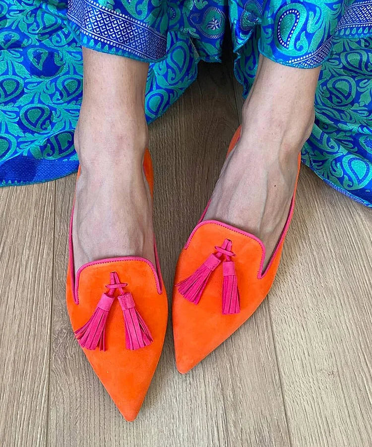 Portia | Boho-loaferit hapsuilla