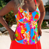 Eleanor™ | Tyylikäs kukkakuvioitu tankini-uimamekko