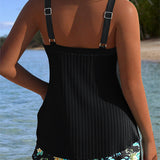 Rocío™ | Raidallinen tankini kaksiosaisella alaosalla