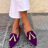 Portia | Boho-loaferit hapsuilla