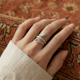 Anillo Detallado de Serpiente (Ajustable)