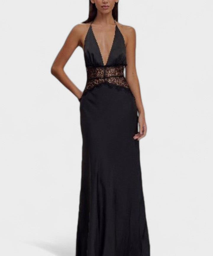 Velina - Vestido em renda e cetim