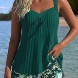 Rocío™ | Raidallinen tankini kaksiosaisella alaosalla