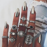 Conjunto de Anillos Elegantes
