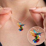 Precioso Collar de Colibrí con Pendientes de Regalo – Oferta por Tiempo Limitado