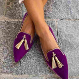 Portia | Boho-loaferit hapsuilla