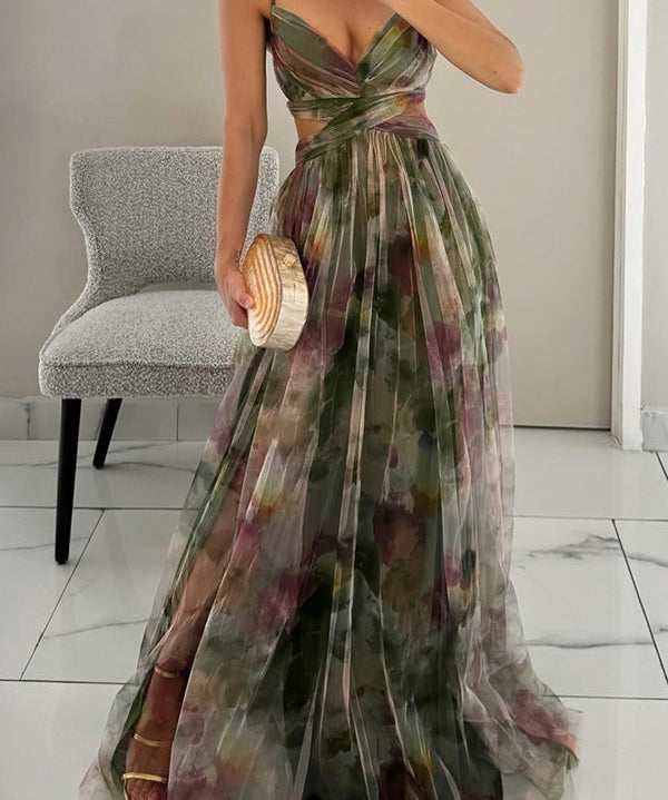 Gisela - Lumoava kuosillinen mekko