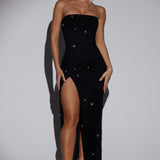Vestido Maxi Constelação de Pérolas