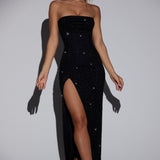 Vestido Maxi Constelação de Pérolas