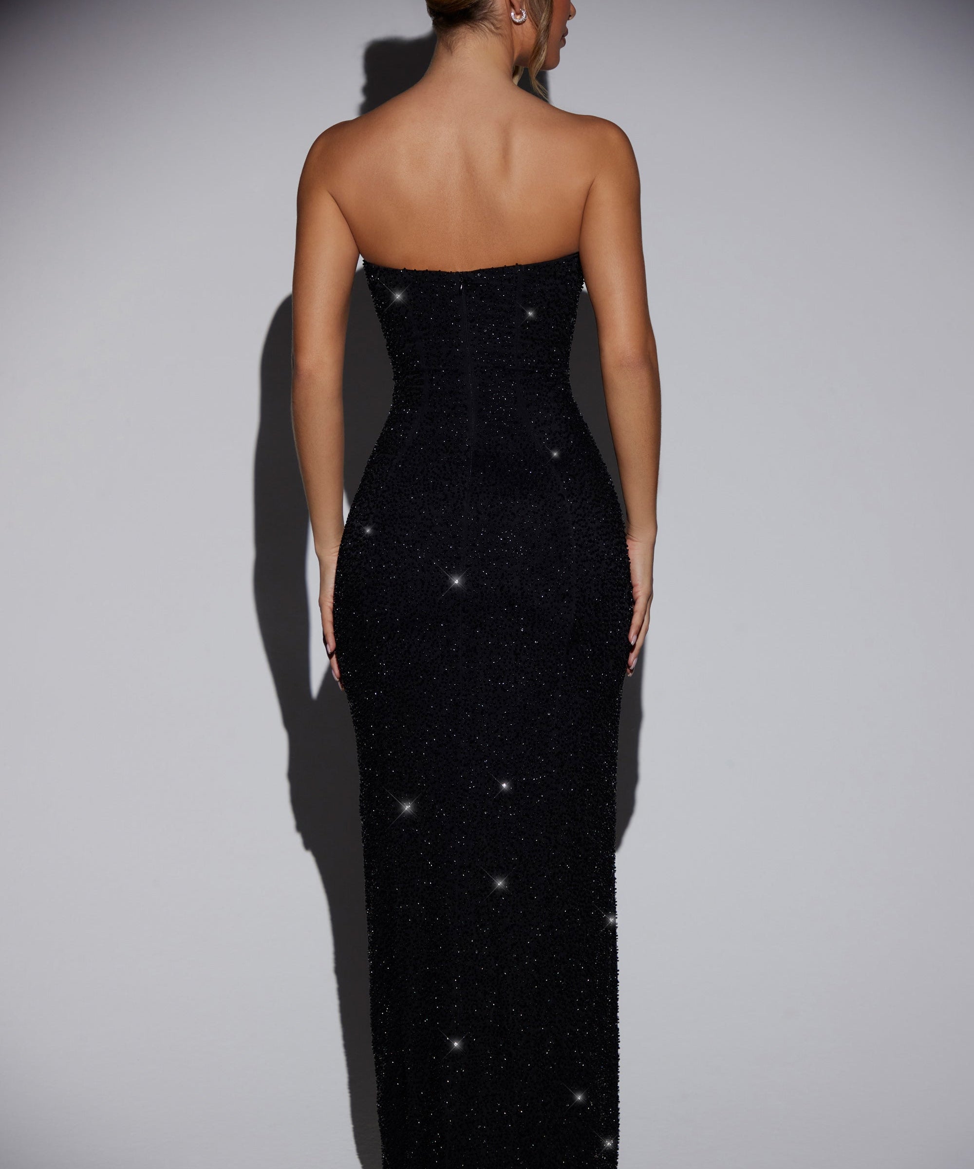 Vestido Maxi Constelação de Pérolas