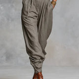 Megan | Pellava-puuvillajumpsuit