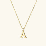 Collar de Oro con Letra Inicial
