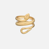 Anillo Detallado de Serpiente (Ajustable)