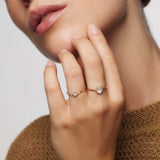 Anillo Piedra Luna Musa | Oro