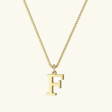 Collar de Oro con Letra Inicial