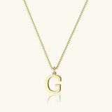 Collar de Oro con Letra Inicial