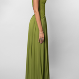 Vestido Maxi Olívia Plissado
