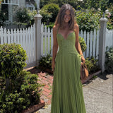 Vestido Maxi Olívia Plissado