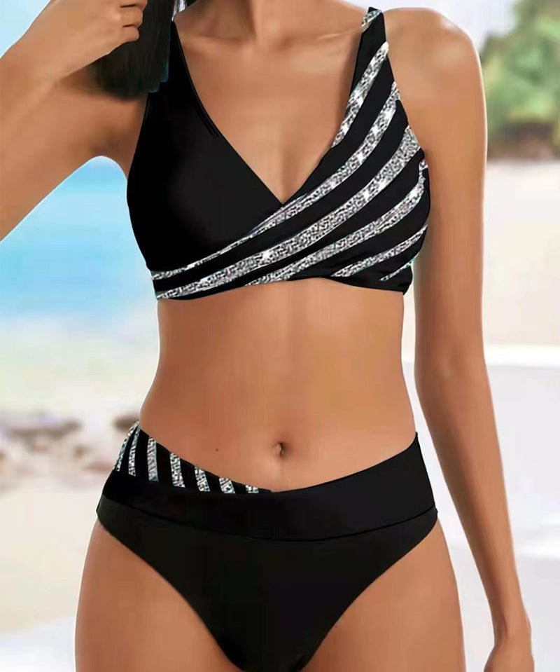 Candela™ | Kuvioitu bikini lämpimillä sävyillä