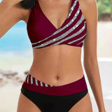 Candela™ | Kuvioitu bikini lämpimillä sävyillä