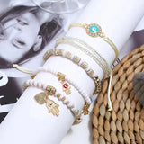 Conjunto de pulseras Hamsa
