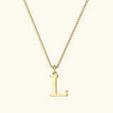 Collar de Oro con Letra Inicial