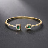 Pulsera Esmeralda Brillante