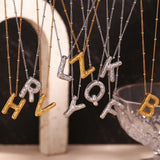 Collar de Oro con Inicial Balloon