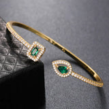 Pulsera Esmeralda Brillante