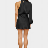 Jelena One-Shoulder-drapeerausminimekko