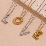 Collar de Oro con Inicial Balloon
