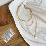 Collar con baño de oro y plata