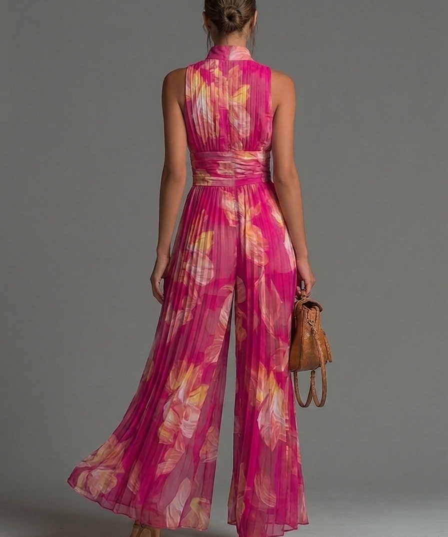 Leabella – Kukkakuvioinen jumpsuit