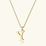 Collar de Oro con Letra Inicial