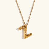 Collar de Oro con Inicial Balloon