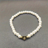 Pulsera Elegante de Corazón con Inicial