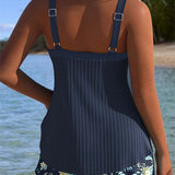 Rocío™ | Raidallinen tankini kaksiosaisella alaosalla