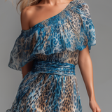 Selvaggia – Leopardikuvioinen maksimekko