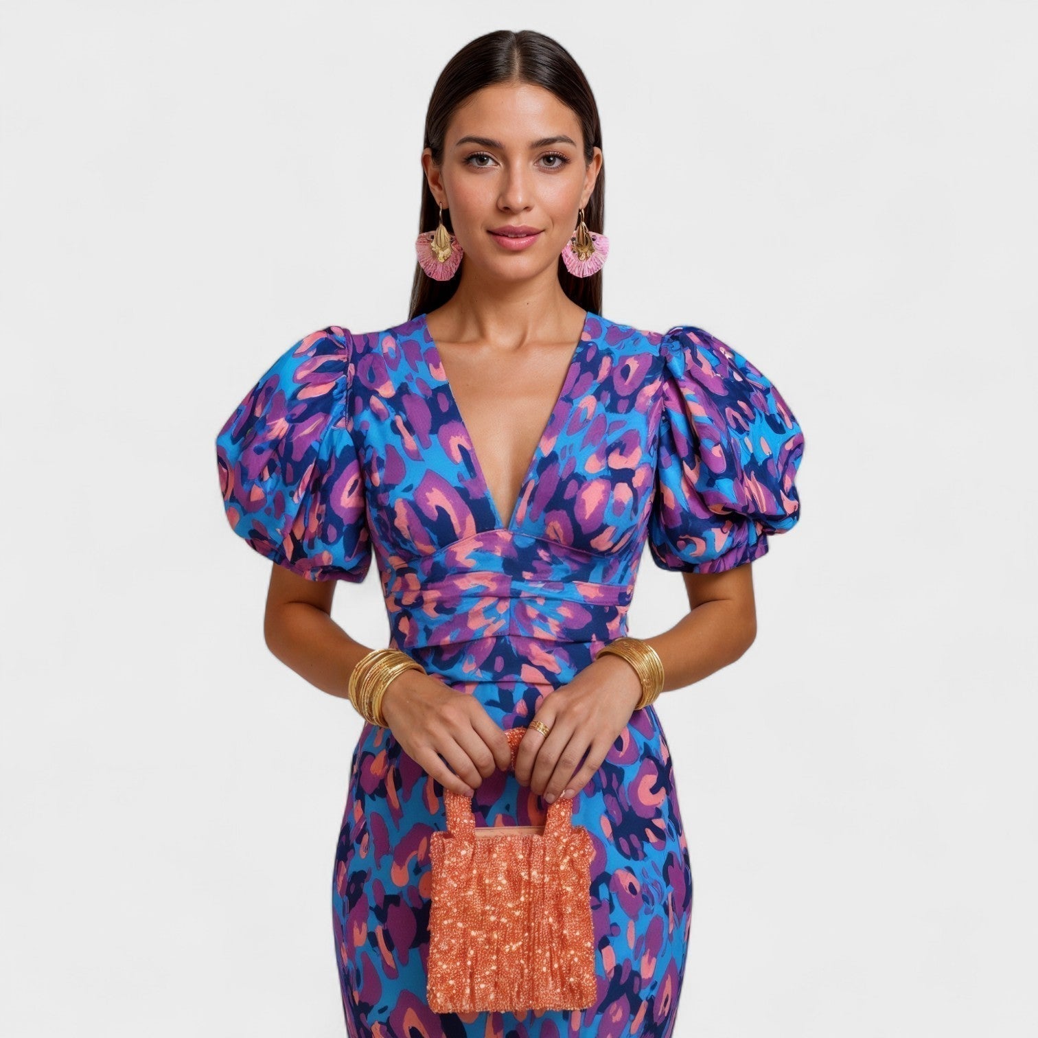 Lília - Trooppisen tulinen mekko