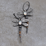 Pendientes Dagny con Piedra de Luna