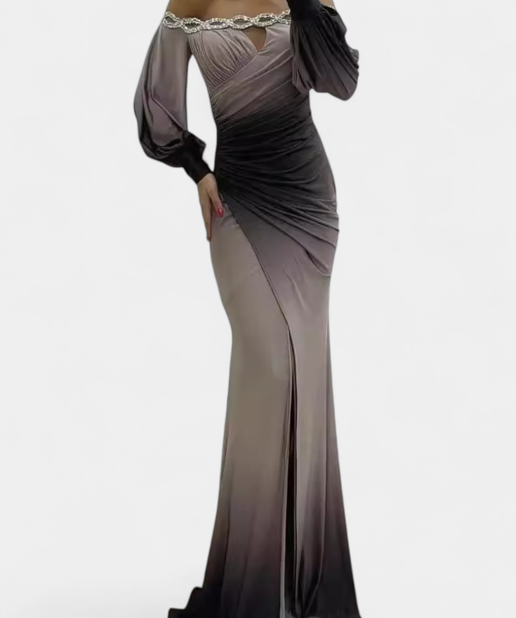 Silviana Maxi-mekko Ombre