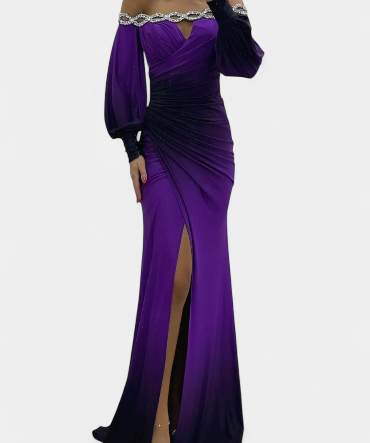 Silviana Maxi-mekko Ombre