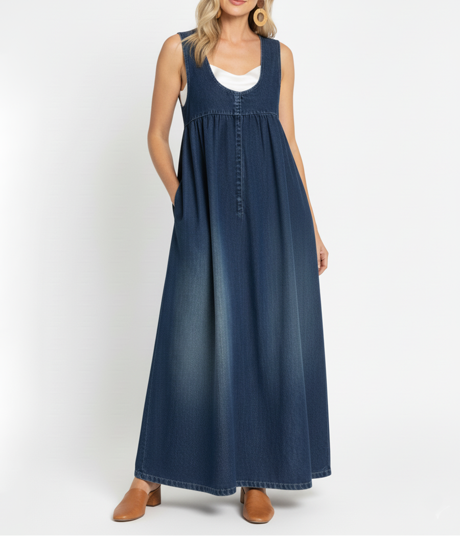 Karen | Vintage-pesty pehmeä puuvillafarkku Maximekko