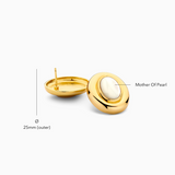 Pendientes Perla Giselle | Oro